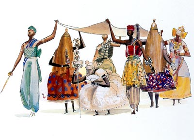 Sincretismo das religiões tradicionais no Brasil Ilustração - Carybé Durante os séculos XVI e XIX, o Brasil recebeu cerca de 5 milhões de africanos escravizados que trouxeram suas crenças de