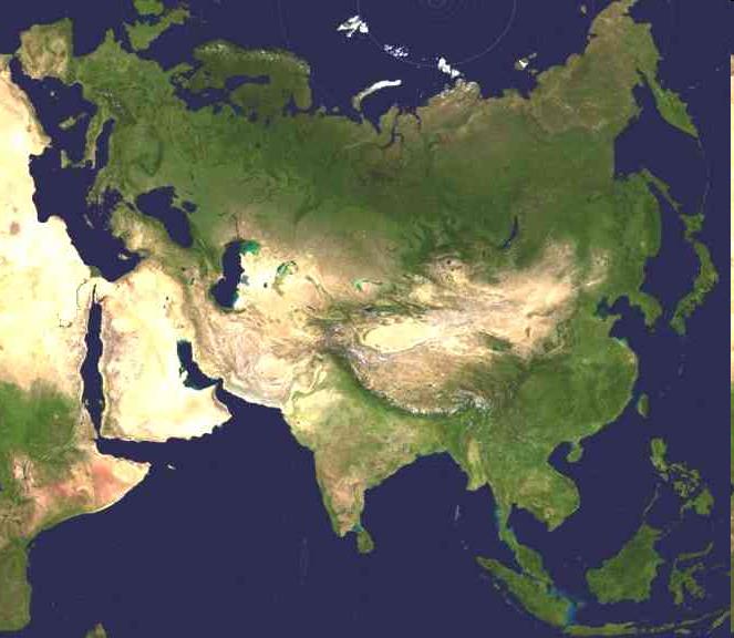 CLIMAS NA ÁSIA A Ásia se encontra nas zonas intertropical, temperada norte e glacial ártica da Terra, com isso ela