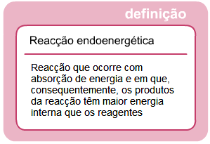 Como se classificam as reacções quanto à variação da energia interna?