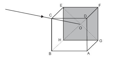 a) A. b) B. c) D. d) F. e) H. 8- Um homem de 2,0 m de altura coloca-se a 0,5 m de uma câmara escura de orifício de comprimento 30 cm. O tamanho da imagem no interior da câmara é: a) 0.8 m b) 1.