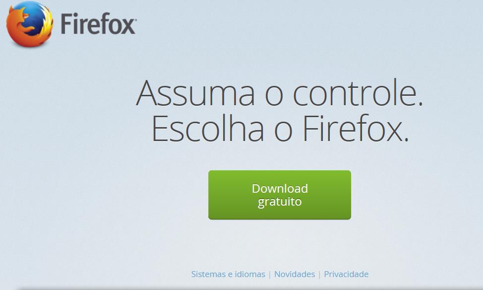 Mozilla Clique em Download gratuito para instalar. Caso já possua, ignore a instalação.