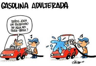 No Brasil, é utilizada uma gasolina única no mundo, pois trata-se de uma mistura de 76% de gasolina e 24% de álcool etílico (etanol).