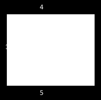 10- Dado o sólido geométrico: A matriz que representa a codificação deste sólido dos vértices representados na figura é (A) 1 1 0 1 0 1 1 0 0 0 0 0 1 1 0 1 0 0 1 0 ( 1 1 1 1