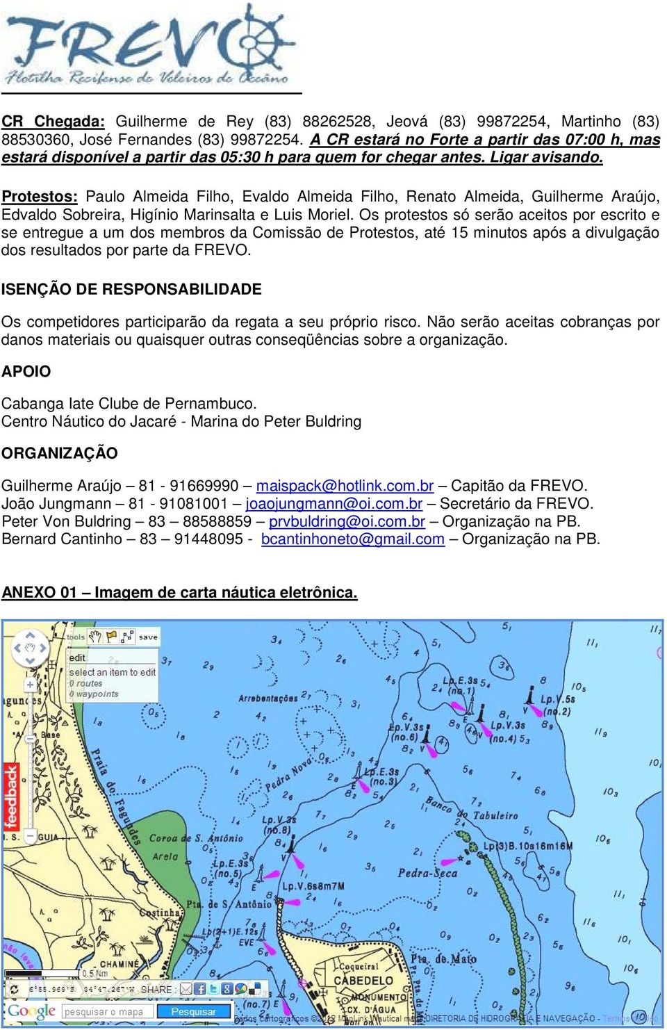 Protestos: Paulo Almeida Filho, Evaldo Almeida Filho, Renato Almeida, Guilherme Araújo, Edvaldo Sobreira, Higínio Marinsalta e Luis Moriel.