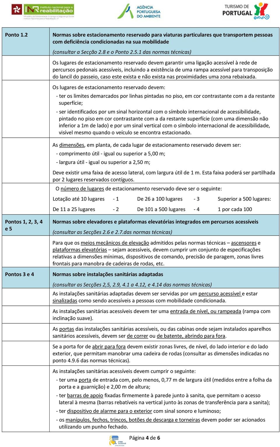 transposição do lancil do passeio, caso este exista e não exista nas proximidades uma zona rebaixada.