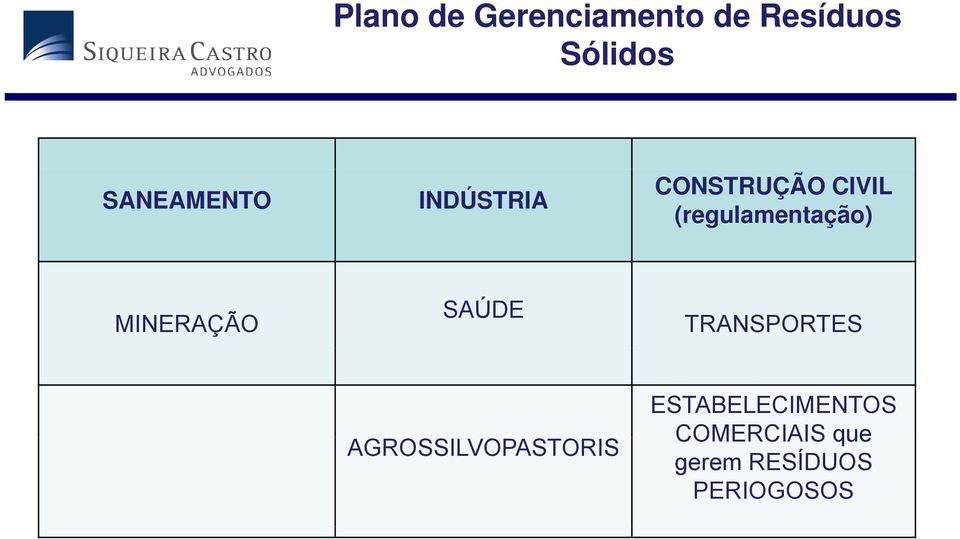 (regulamentação) MINERAÇÃO SAÚDE TRANSPORTES