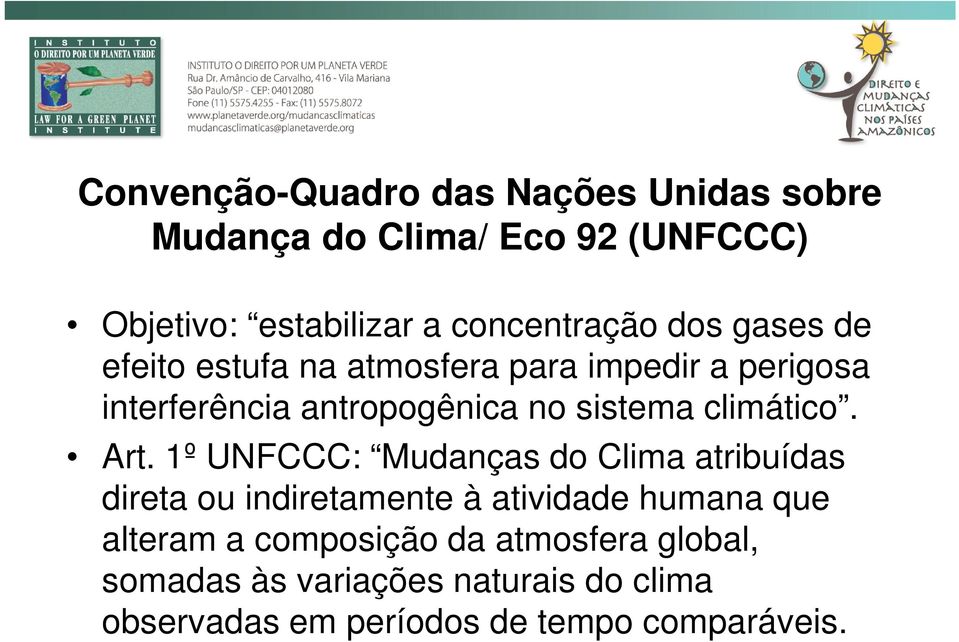 sistema climático. Art.