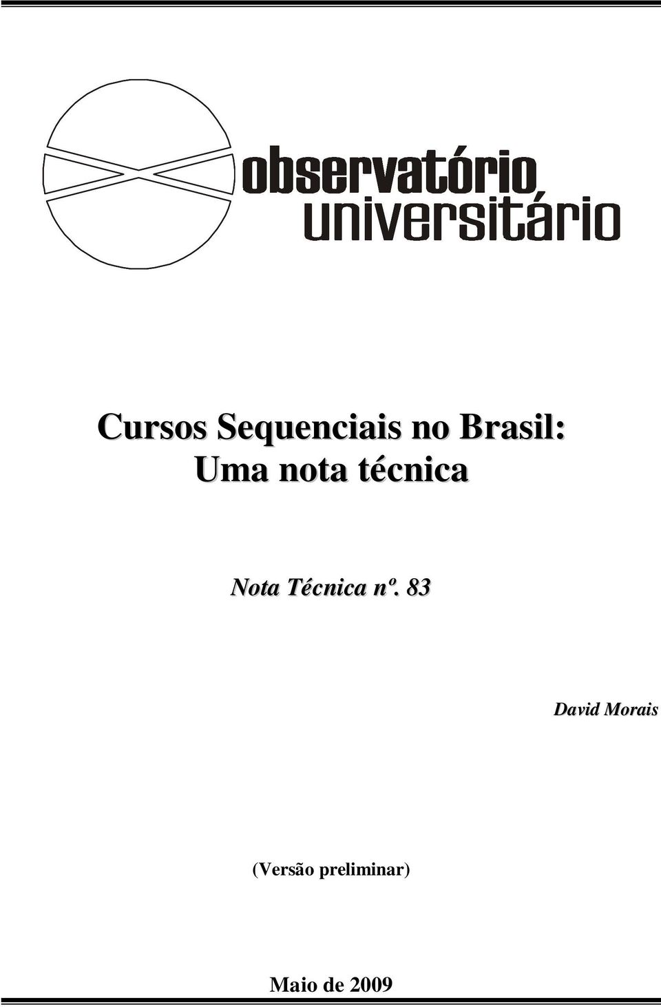 Nota Técnica nº.