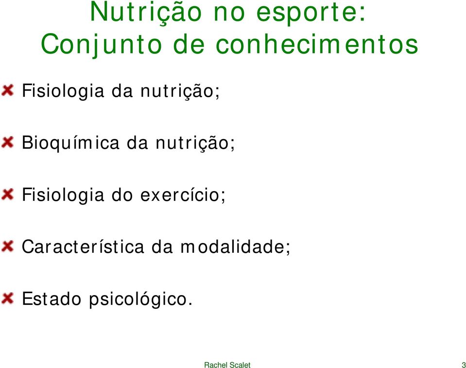 nutrição; Fisiologia do exercício;