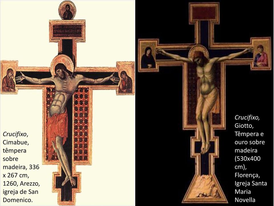 Crucifixo, Giotto, Têmpera e ouro sobre madeira