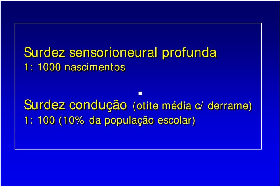 condução (otite média c/