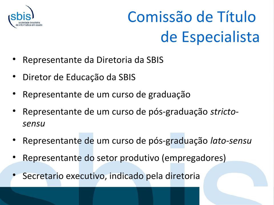 pós-graduação strictosensu Representante de um curso de pós-graduação lato-sensu