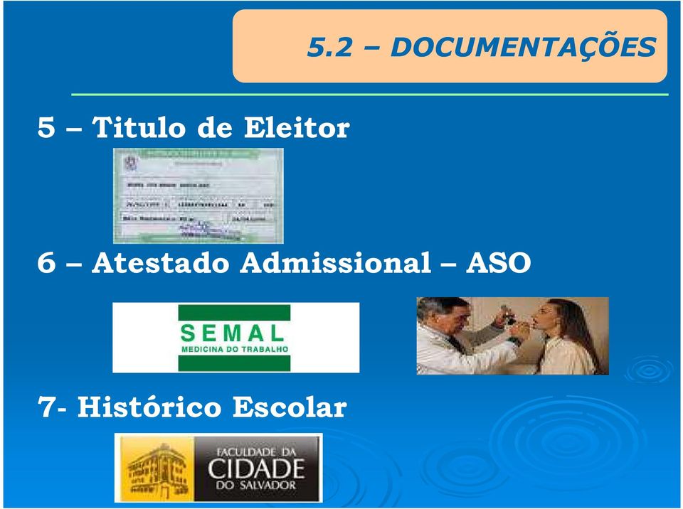 Atestado Admissional