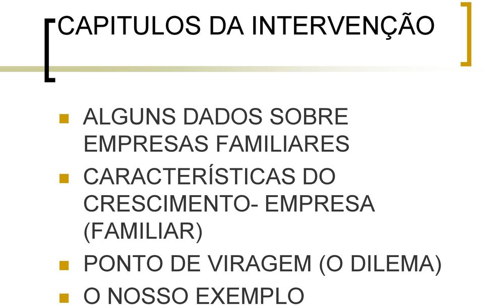 CARACTERÍSTICAS DO CRESCIMENTO- EMPRESA