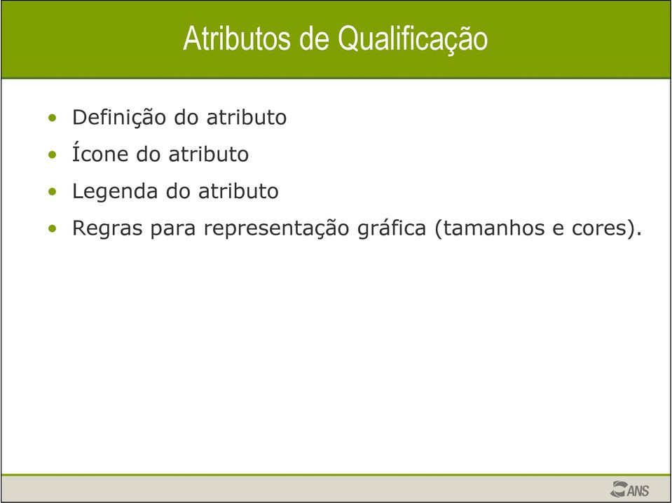 atributo Legenda do atributo