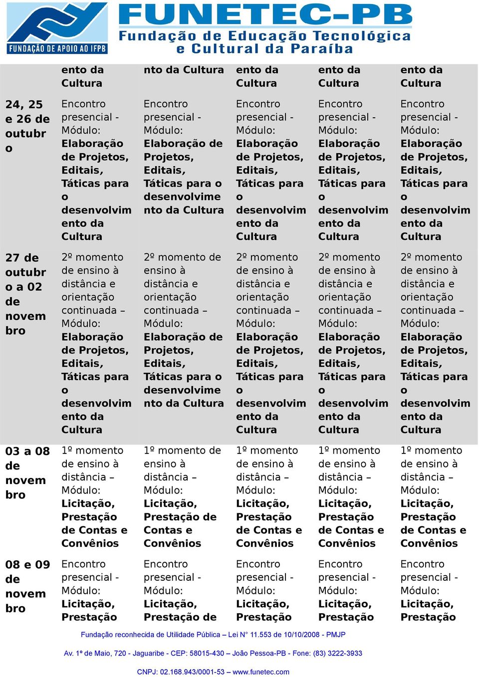 Prjts, snvlvim nt da 2º mmnt cntinuada Elabraçã Prjts, snvlvim nt da 03 a 08 nvm br Licitaçã, Prstaçã Cntas Cnvênis nsin à Licitaçã, Prstaçã Cntas Cnvênis Licitaçã, Prstaçã Cntas Cnvênis Licitaçã,