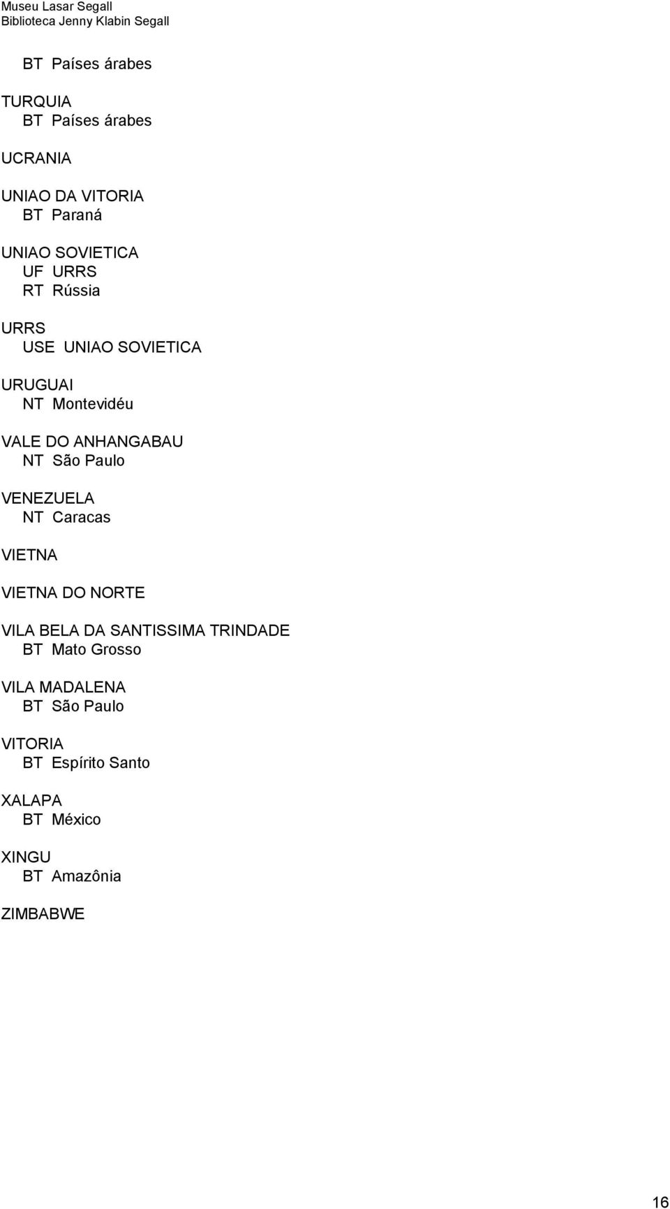 NT Caracas VIETNA VIETNA DO NORTE VILA BELA DA SANTISSIMA TRINDADE BT Mato Grosso