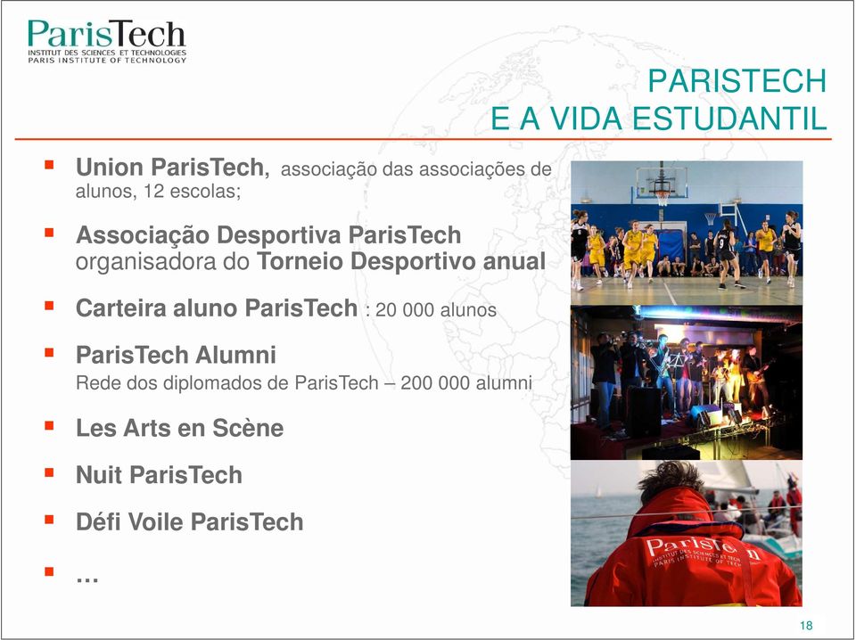 ParisTech : 20 000 alunos ParisTech Alumni Rede dos diplomados de ParisTech 200