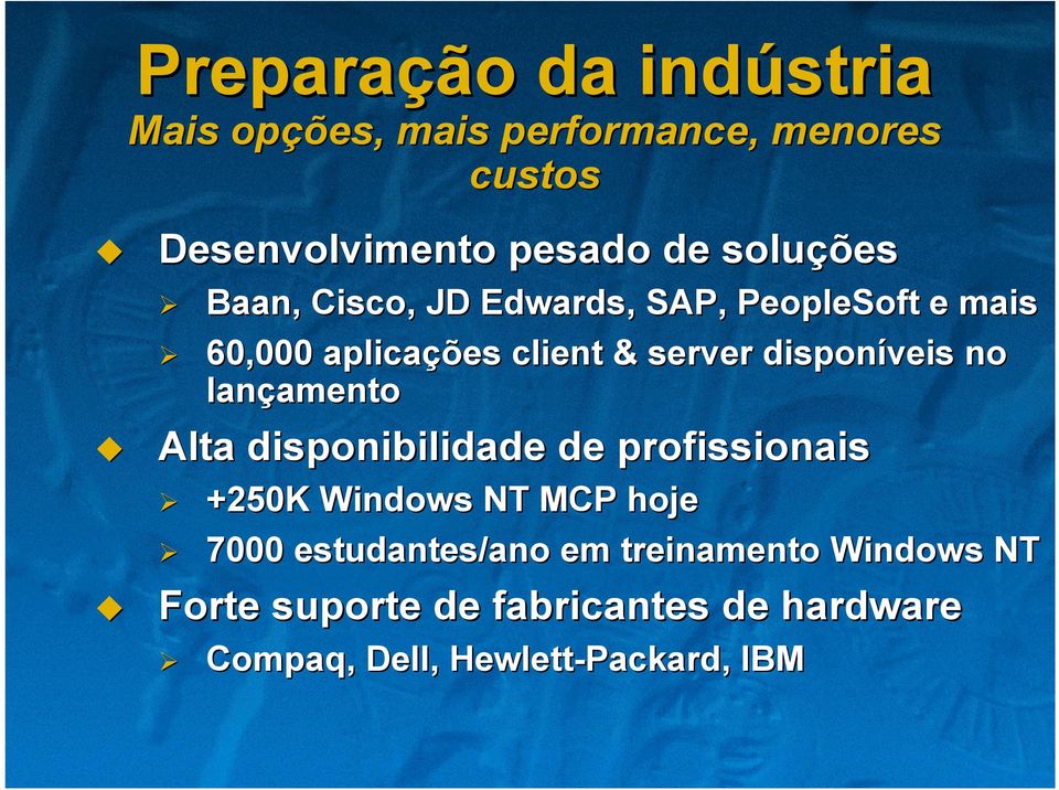 aplicações client & server disponíveis no lançamento!