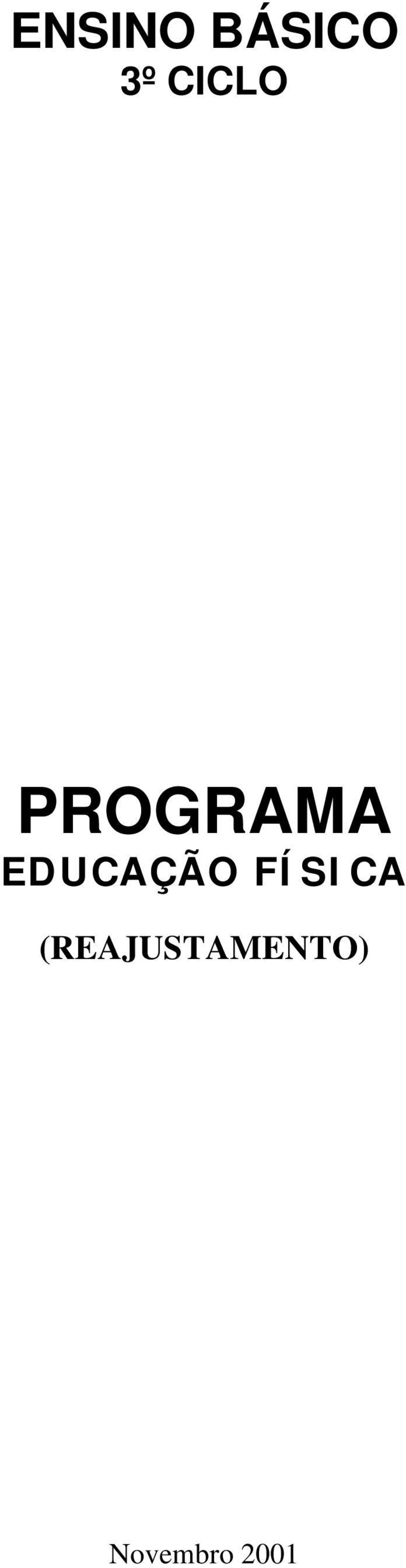 EDUCAÇÃO FÍSICA