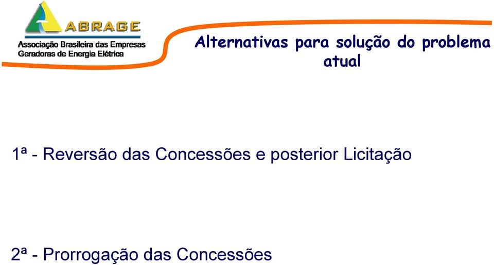 das Concessões e posterior