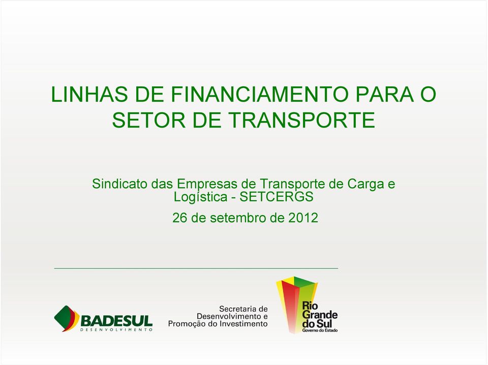 Empresas de Transporte de Carga e