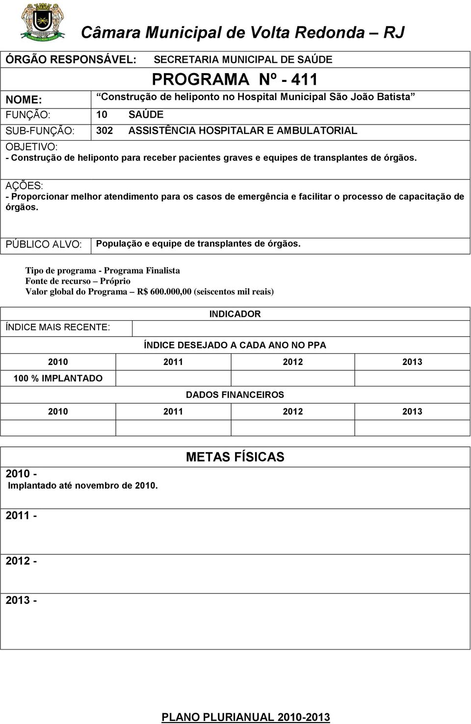 - Proporcionar melhor atendimento para os casos de emergência e facilitar o processo de capacitação de órgãos.