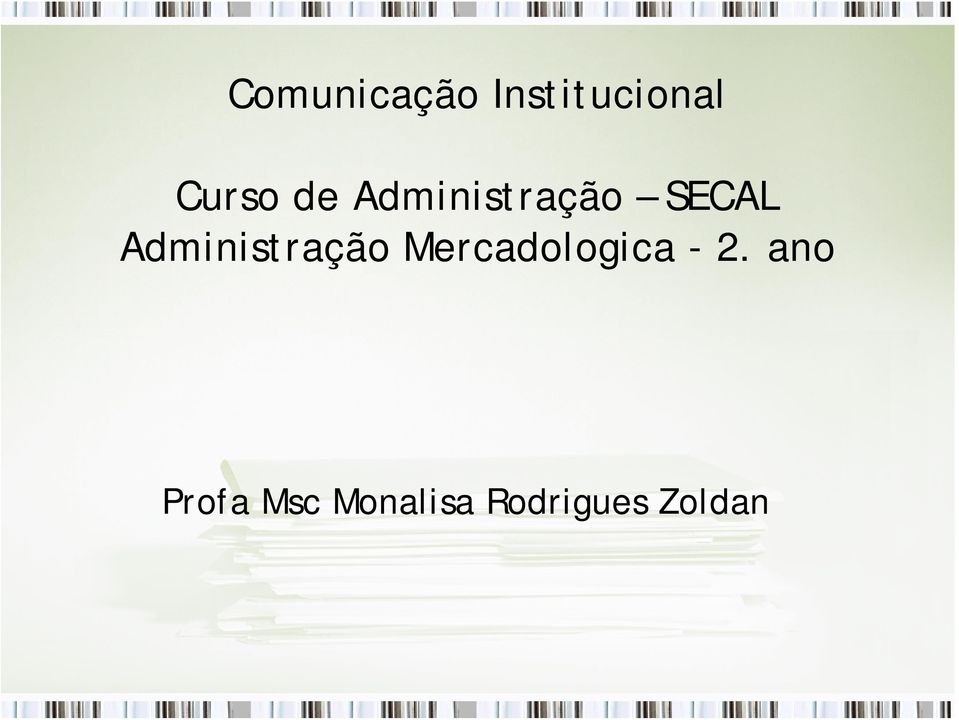 Administração Mercadologica - 2.