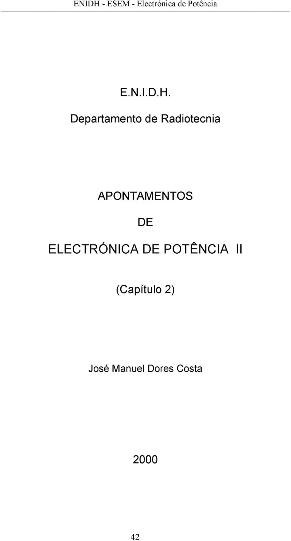 APONTAMENTOS DE ELECTRÓNICA DE