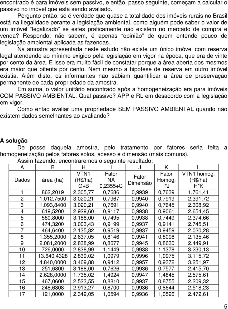 praticamente não existem no mercado de compra e venda? Respondo: não sabem, é apenas opinião de quem entende pouco de legislação ambiental aplicada as fazendas.