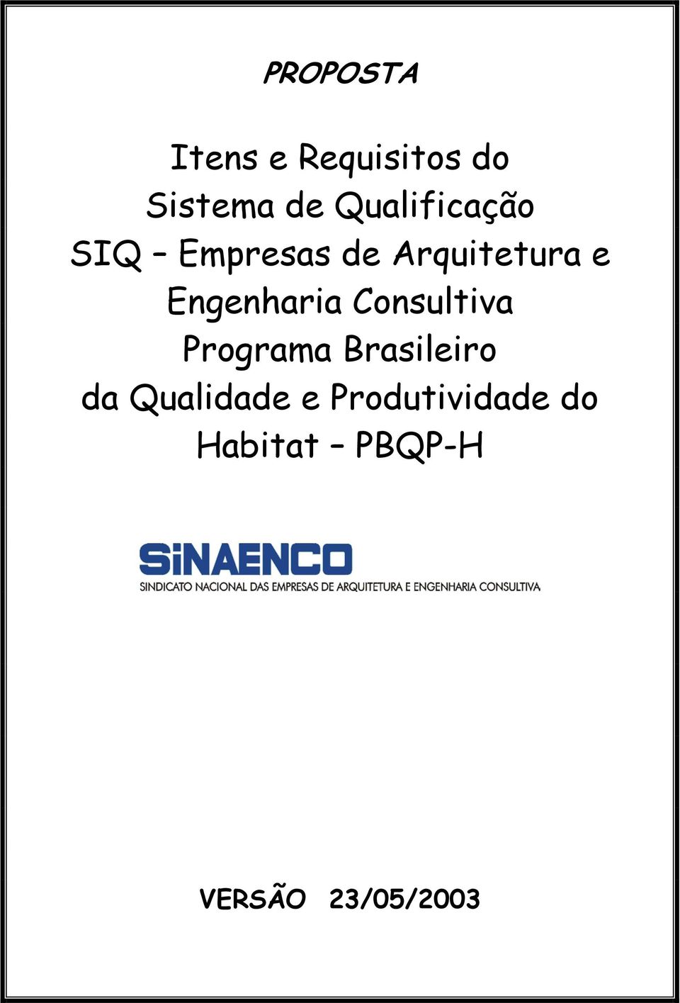 Engenharia Consultiva Programa Brasileiro da
