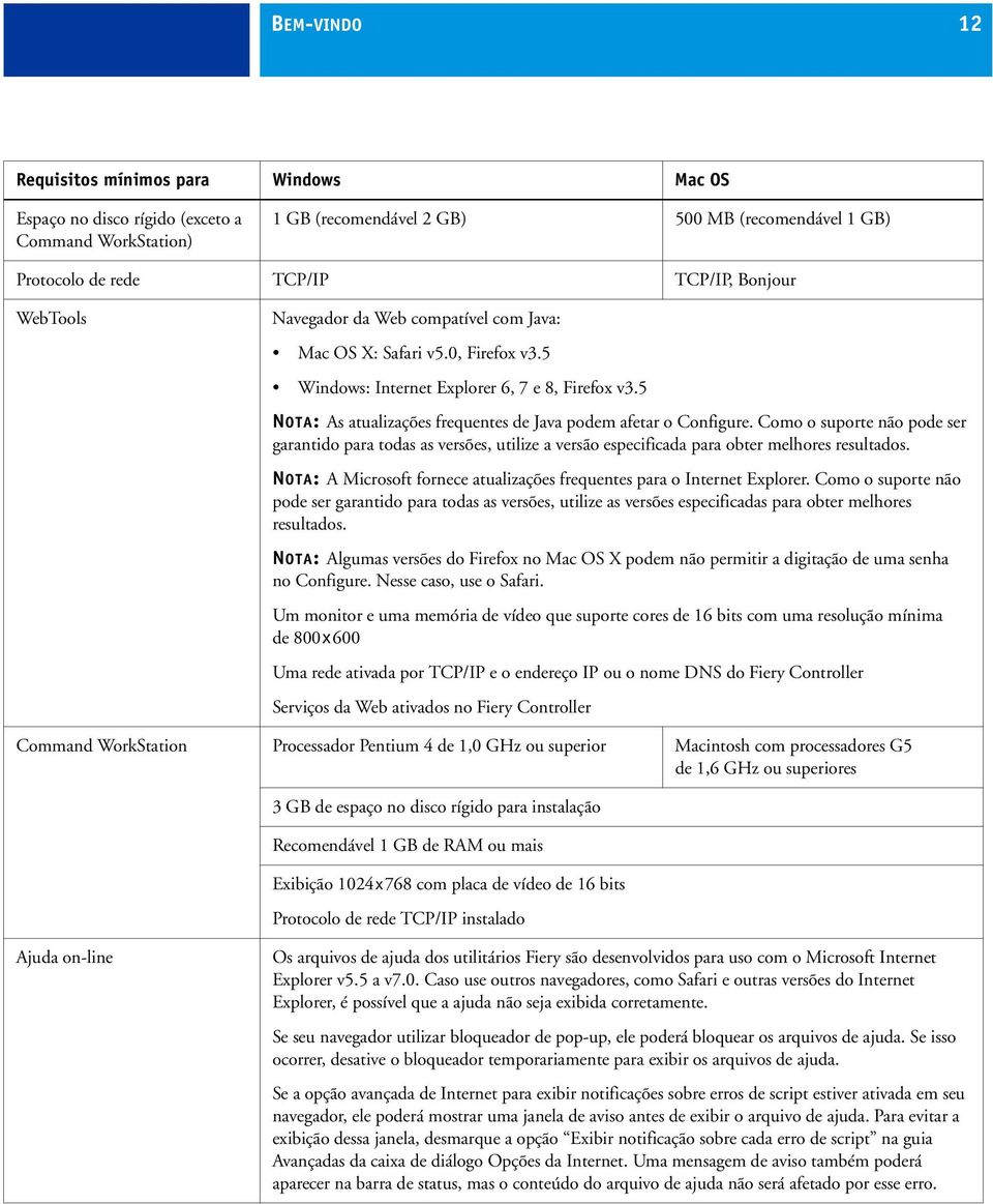 Como o suporte não pode ser garantido para todas as versões, utilize a versão especificada para obter melhores resultados. NOTA: A Microsoft fornece atualizações frequentes para o Internet Explorer.