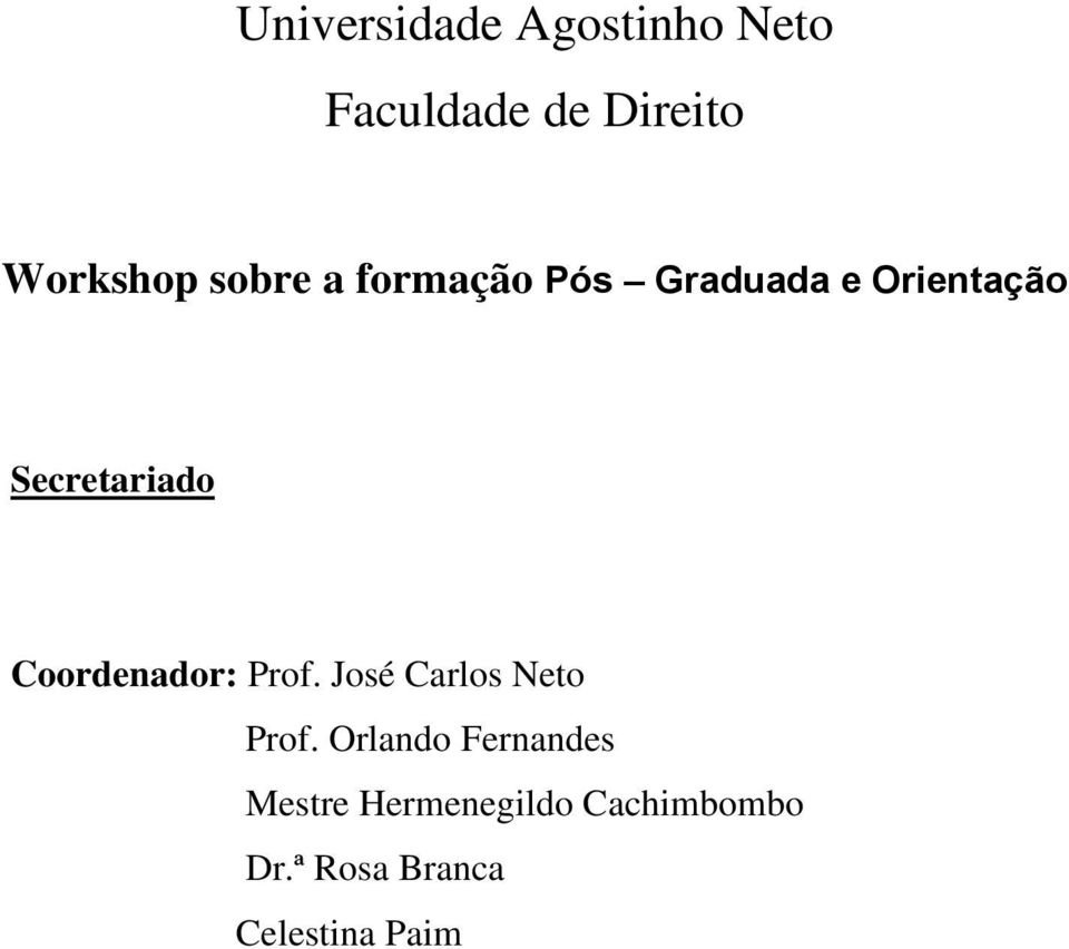 José Carlos Neto Prof.