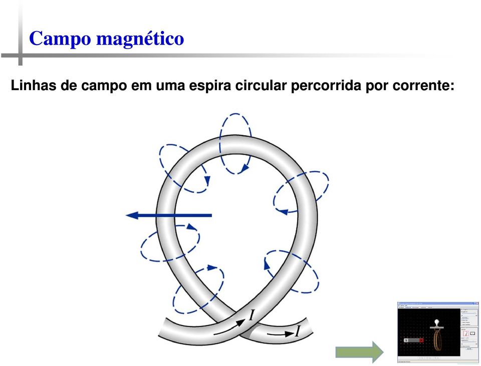 uma espira circular