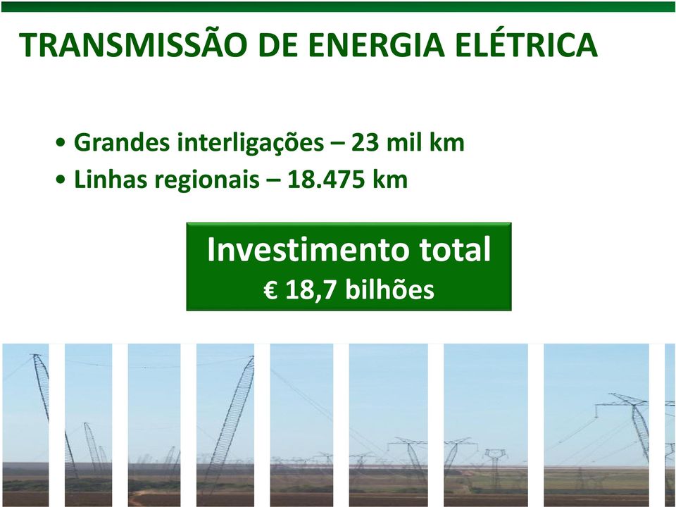 23 mil km Linhas regionais 18.