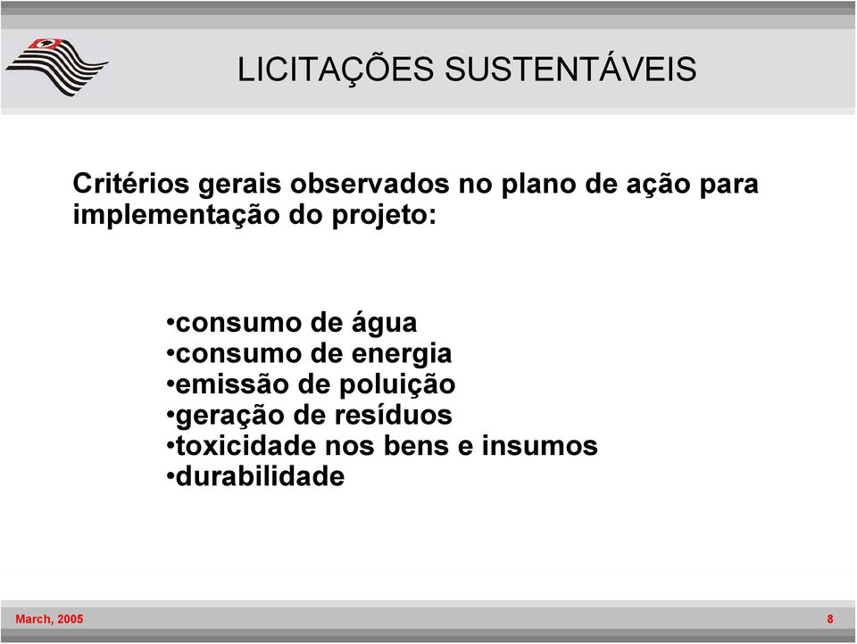 de energia emissão de poluição geração de resíduos