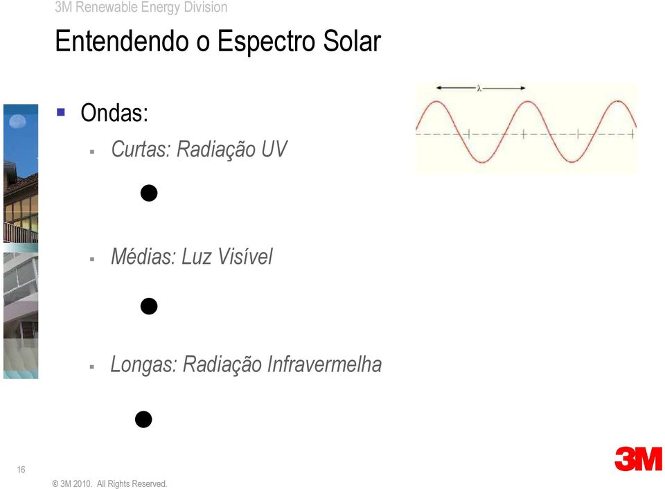 Radiação UV Médias: Luz