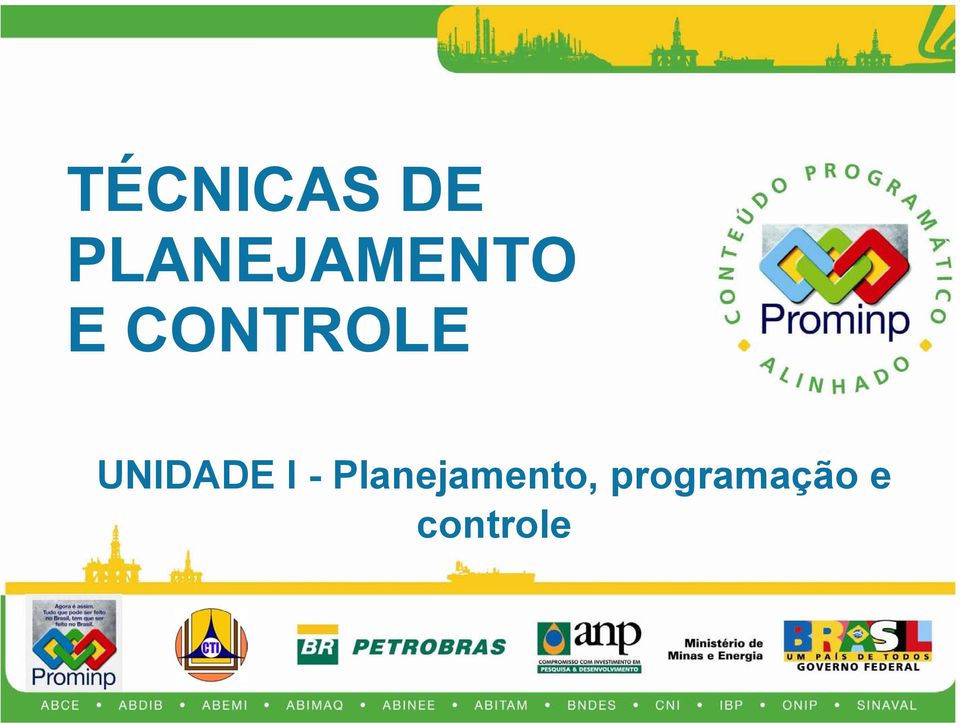 CONTROLE UNIDADE I -