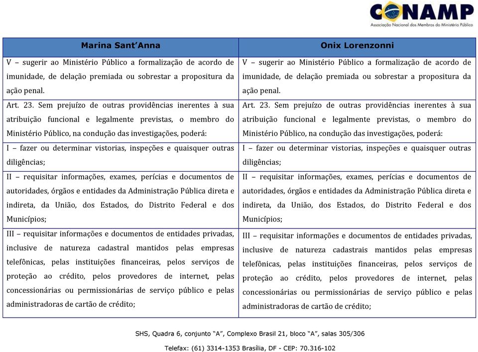 vistorias, inspeções e quaisquer outras diligências; II requisitar informações, exames, perícias e documentos de autoridades, órgãos e entidades da Administração Pública direta e indireta, da União,