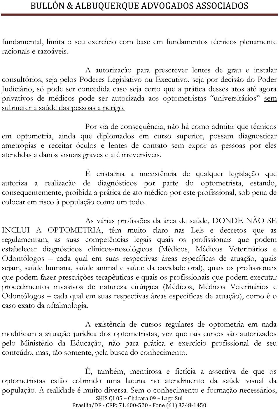 BULLÓN & ALBUQUERQUE ADVOGADOS ASSOCIADOS - PDF Download grátis