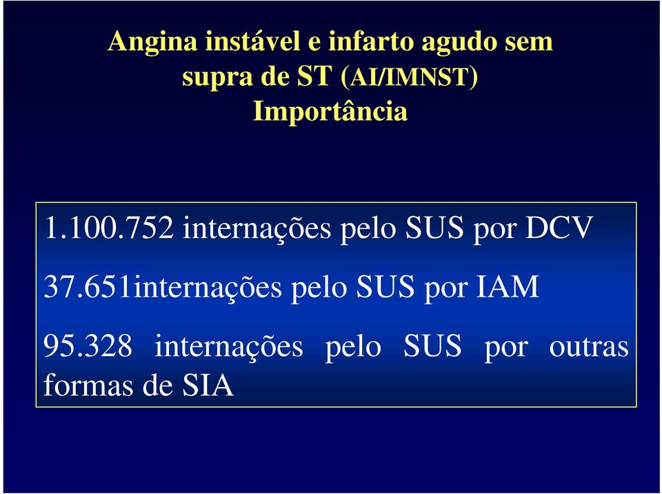 752 internações pelo SUS por DCV 37.