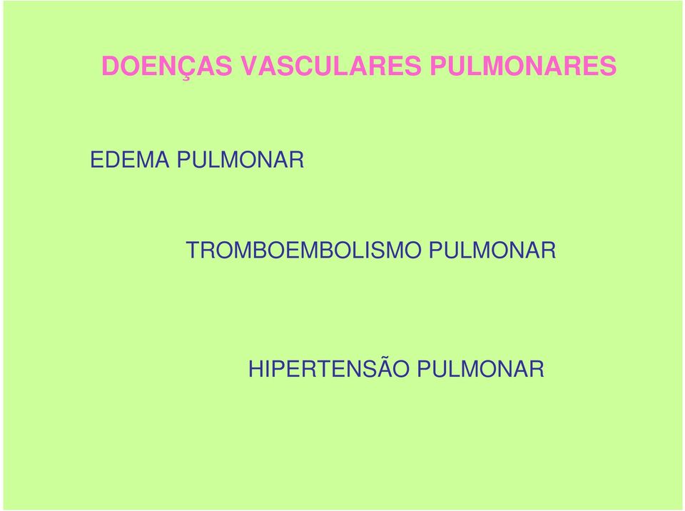 PULMONAR