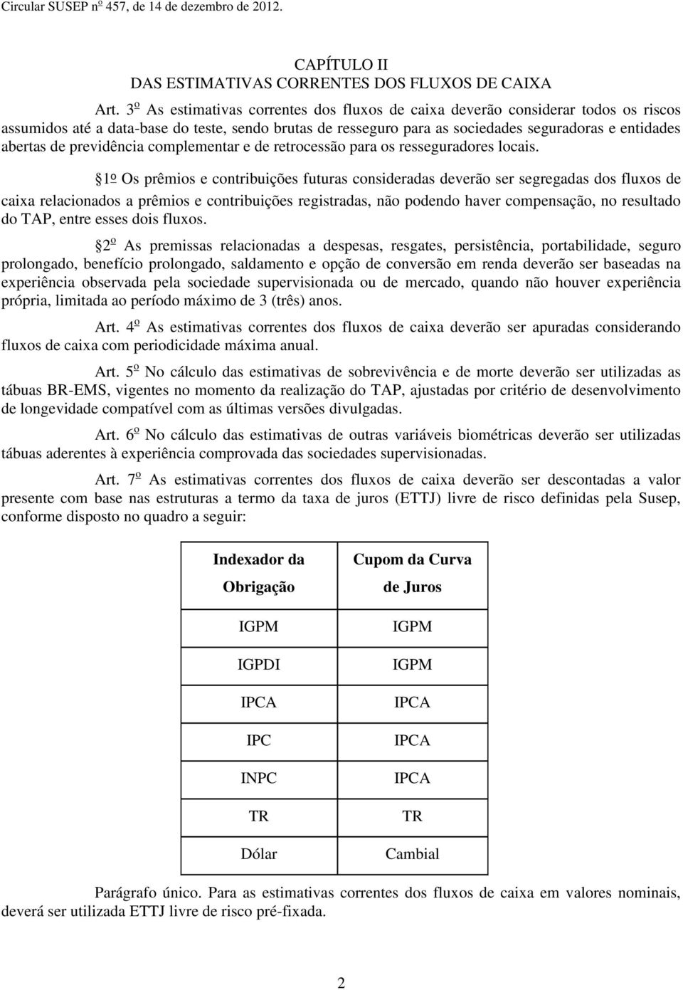 previdência complementar e de retrocessão para os resseguradores locais.