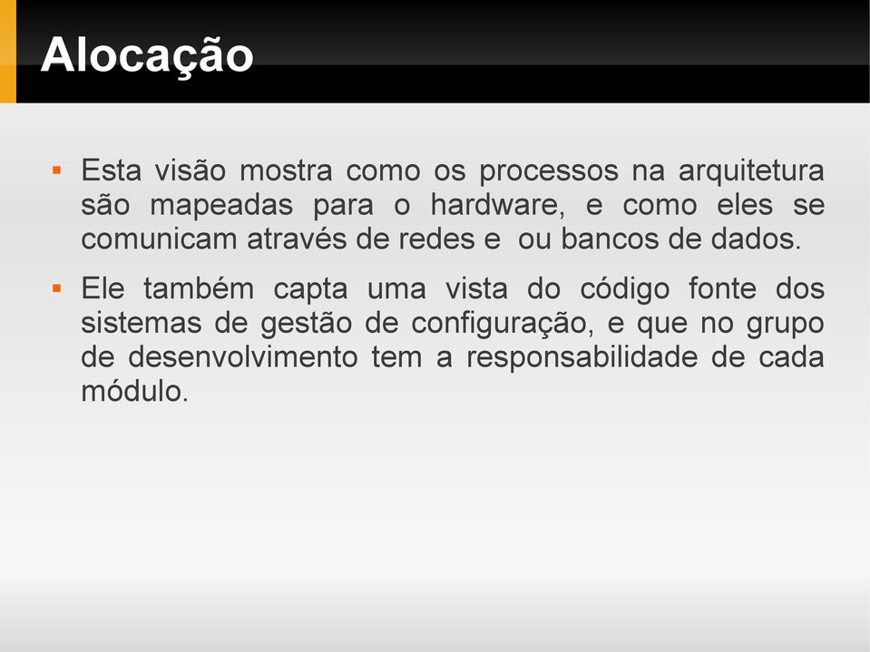 Ele também capta uma vista do código fonte dos sistemas de gestão de