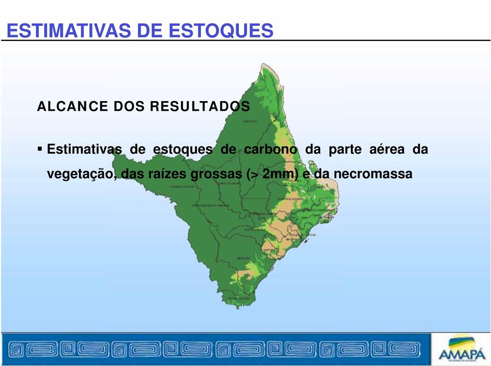 carbono da parte aérea da vegetação,