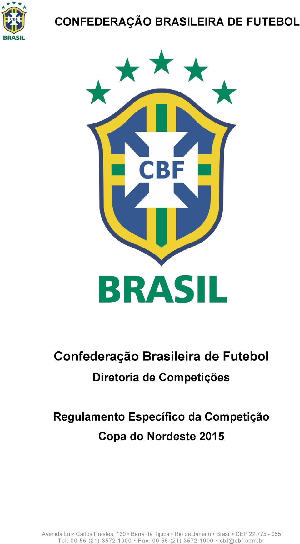 Competições Regulamento