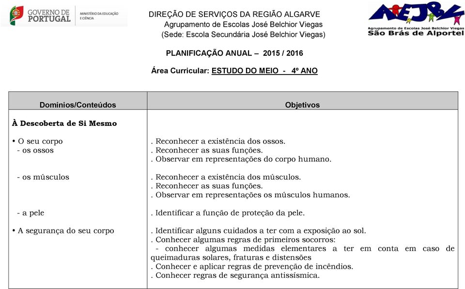 . Observar em representações do corpo humano.. Reconhecer a existência dos músculos.. Reconhecer as suas funções.. Observar em representações os músculos humanos.