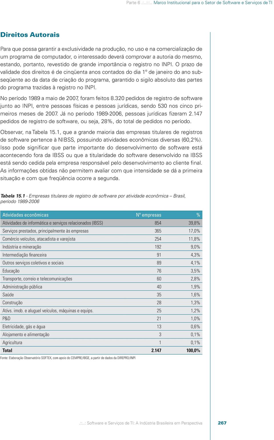 interessado deverá comprovar a autoria do mesmo, estando, portanto, revestido de grande importância o registro no INPI.