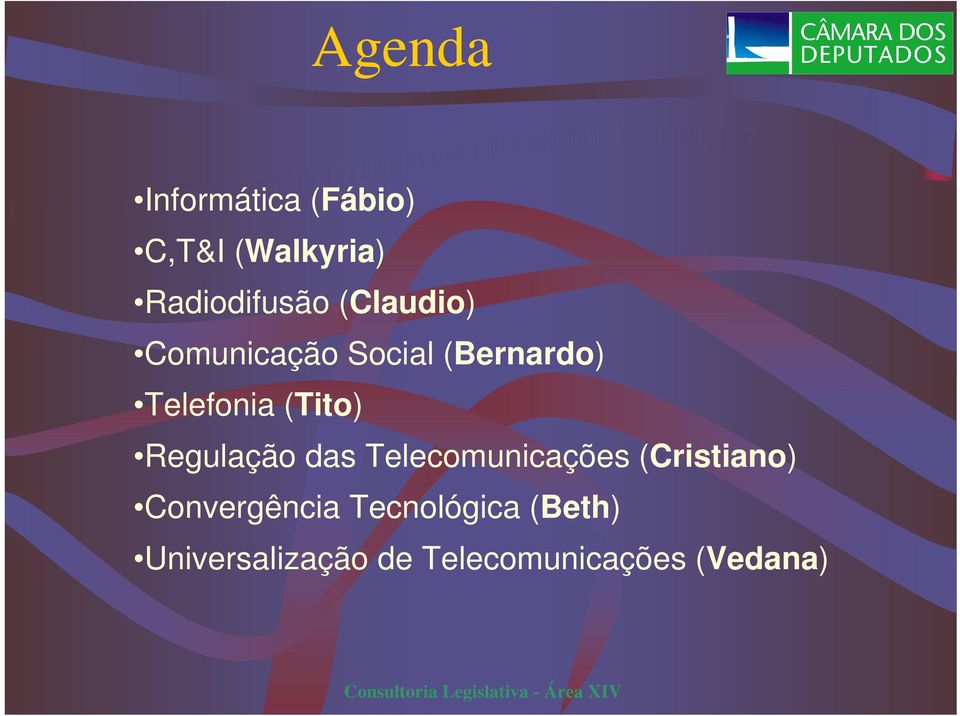 Regulação das Telecomunicações (Cristiano) Convergência