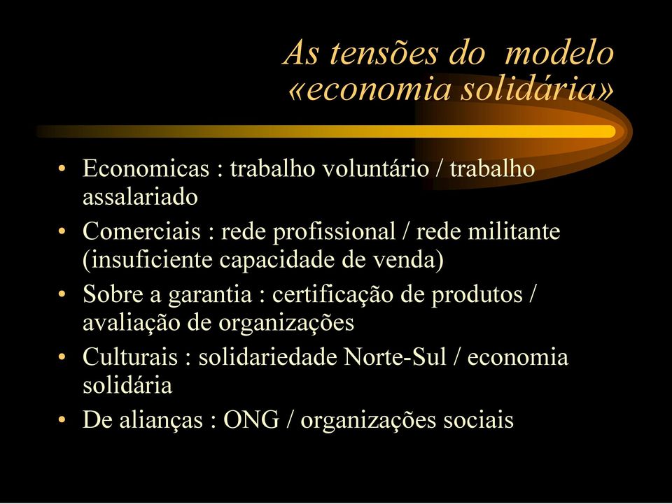 venda) Sobre a garantia : certificação de produtos / avaliação de organizações